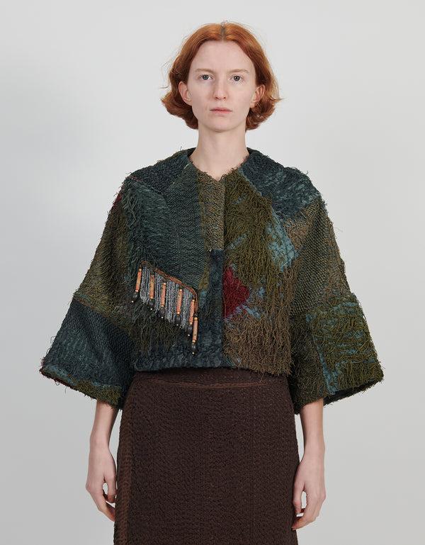 by walid 19th Century Silk Fringe Bella Jacket