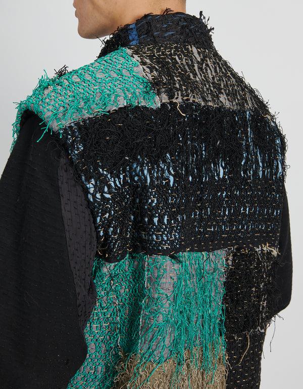 By Walid 19th Century Silk Fringe Froth Gilet