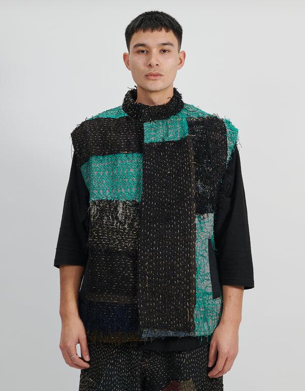 by walid 19th Century Silk Fringe Froth Gilet