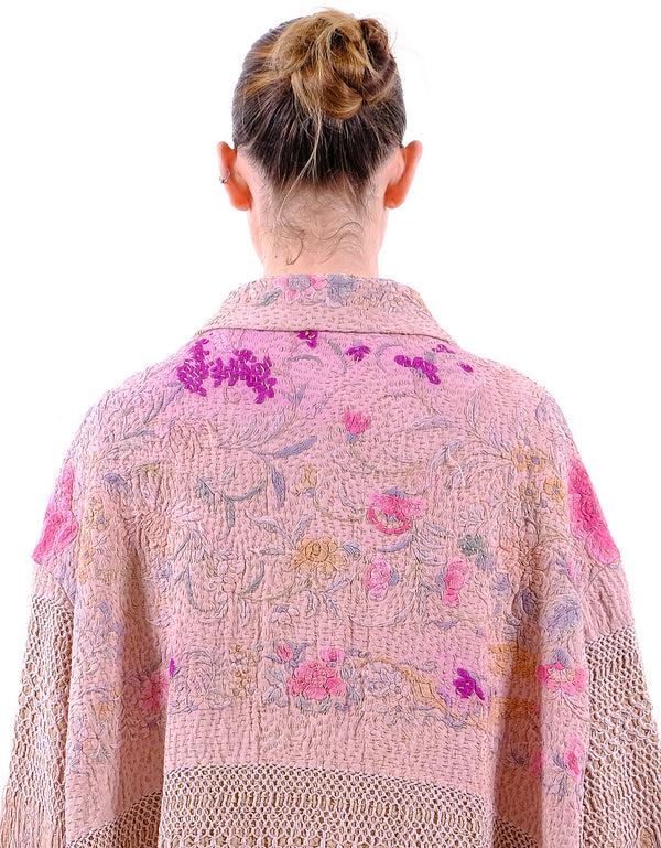 By Walid 19th Century Silk Georgina Swing Coat