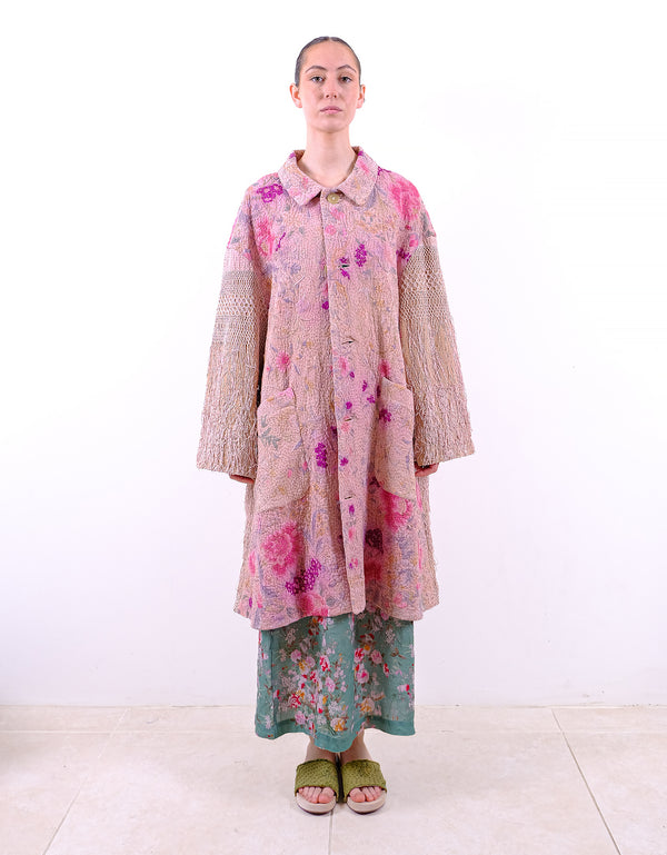 by walid 19th Century Silk Georgina Swing Coat