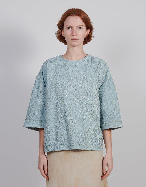 by walid 19th Century Silk Remi Top