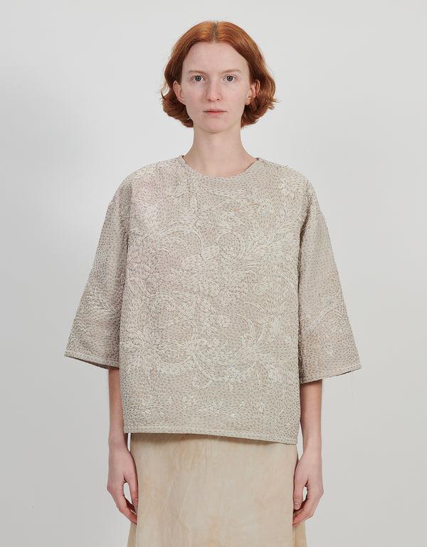 by walid 19th Century Silk Remi Top