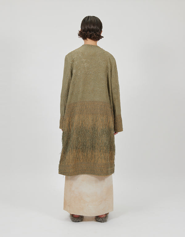 By Walid 19th Century Silk Tanita Coat
