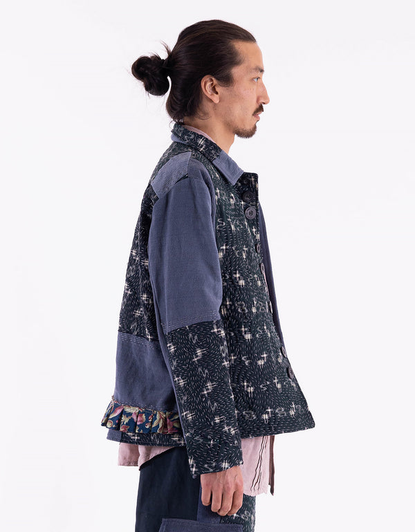 By Walid Antique Japanese Silk Kimono Roy Jacket