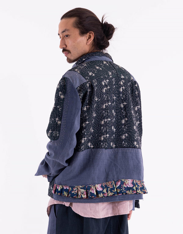 By Walid Antique Japanese Silk Kimono Roy Jacket