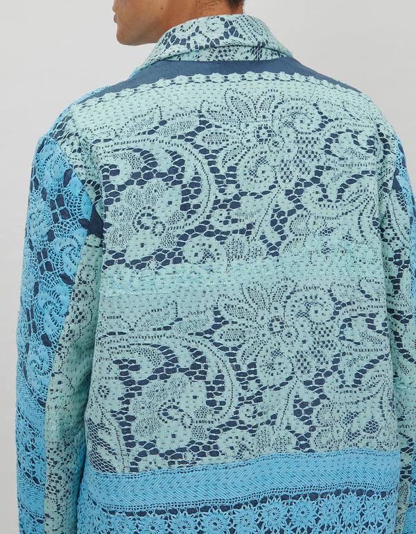 By Walid Antique Lace Gil Coat