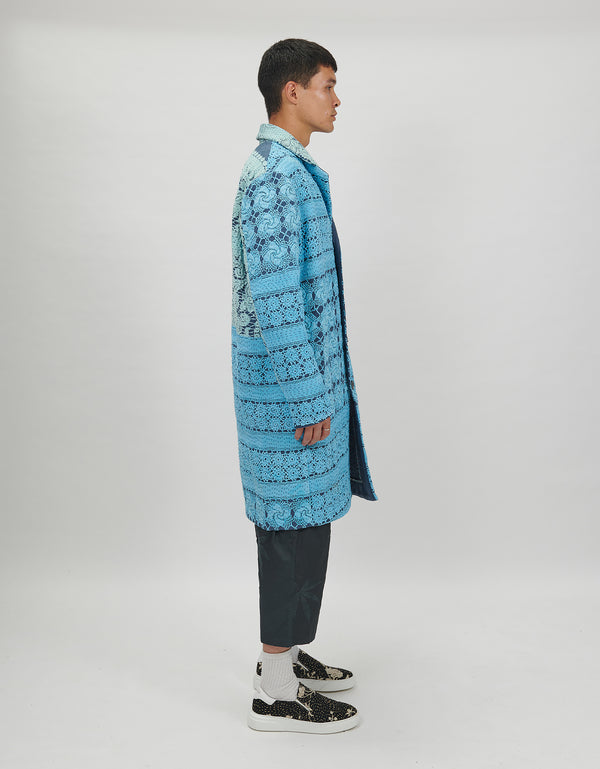 By Walid Antique Lace Gil Coat