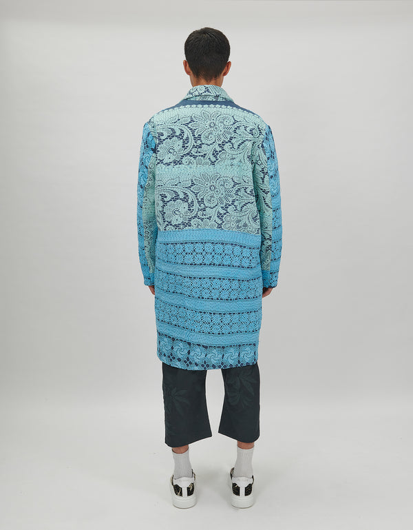 By Walid Antique Lace Gil Coat