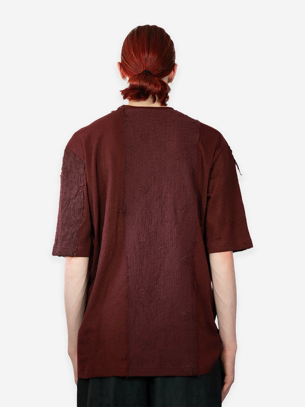 By Walid Antique Lace & Jersey Tibi Top