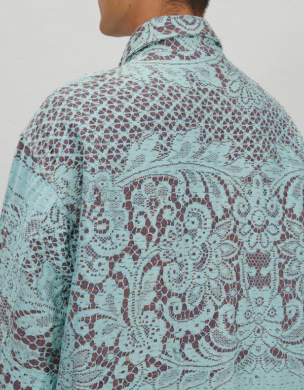By Walid Antique Lace Rain Jacket