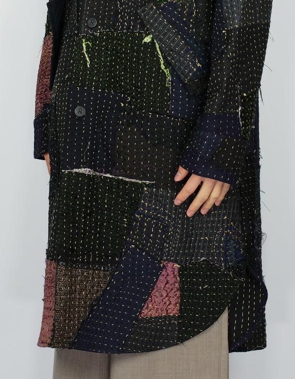 by walid Fine Woollen Offcuts Duster Coat