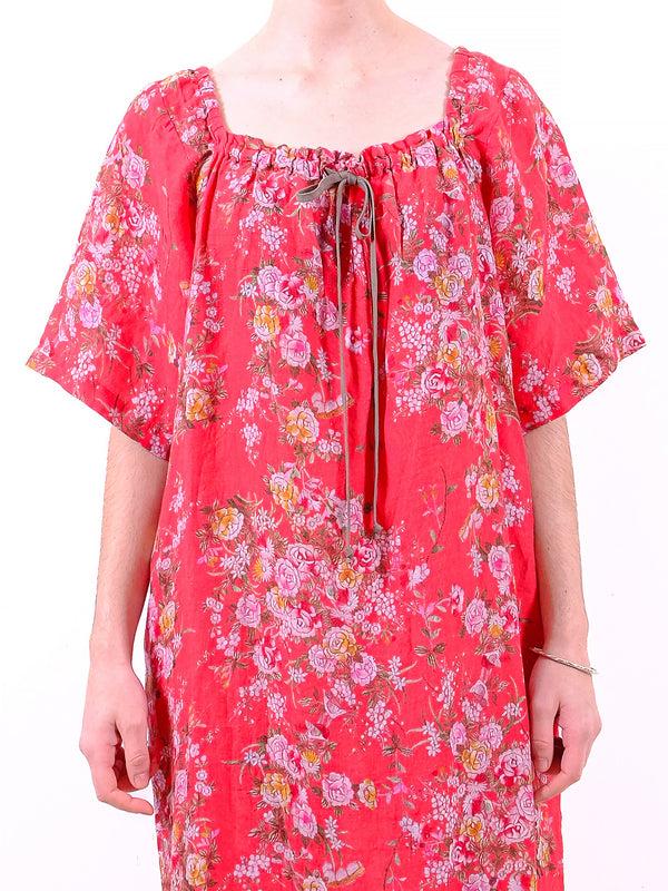 By Walid Vintage Linen Carlotta Dress