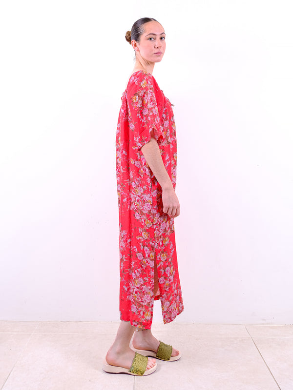 By Walid Vintage Linen Carlotta Dress