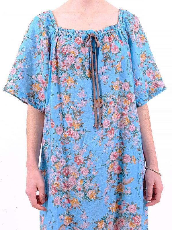 By Walid Vintage Linen Carlotta Dress