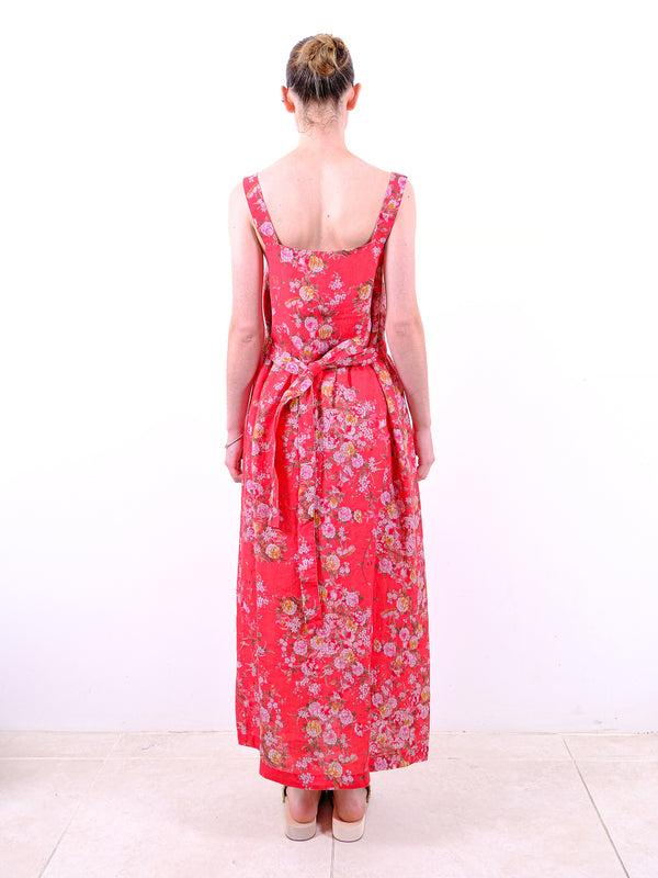By Walid Vintage Linen Charmaine Dress