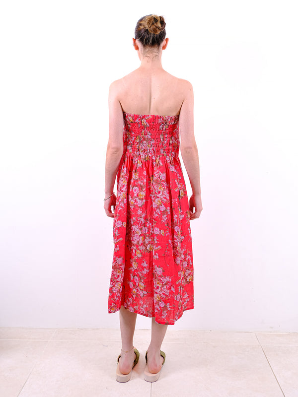 By Walid Vintage Linen Lily Skirt Dress