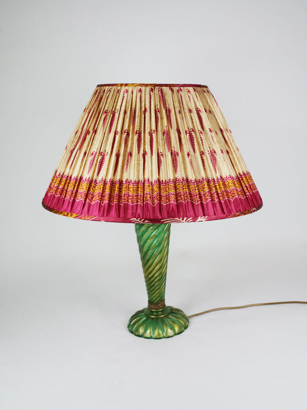 by walid Vintage Silk Sari Lampshade | 005