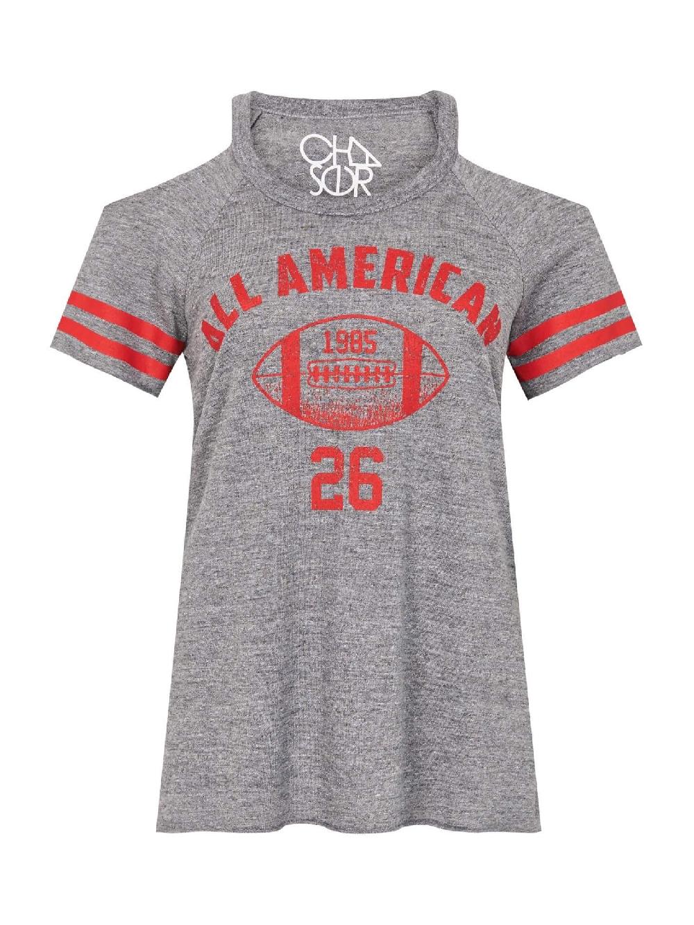c & m camilla and marc All American Cold Shoulder Raglan Tee