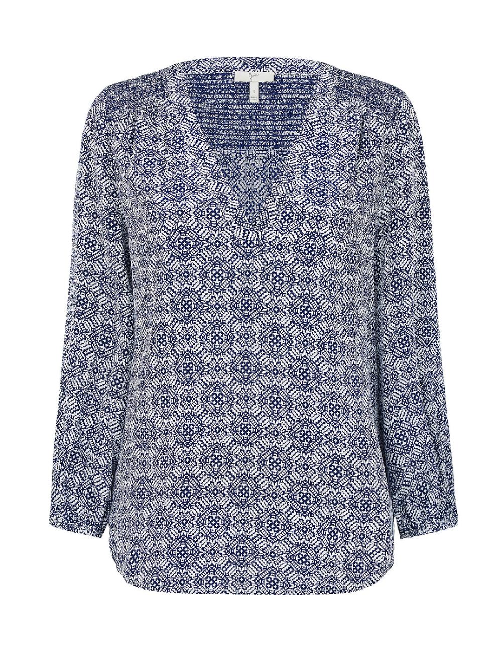 c & m camilla and marc Axel Printed 3/4 Sleeve Blouse