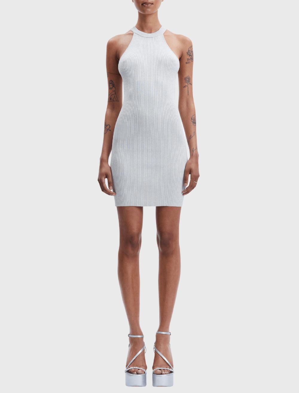 C & M Camilla And Marc Ashli Metallic Tank Dress