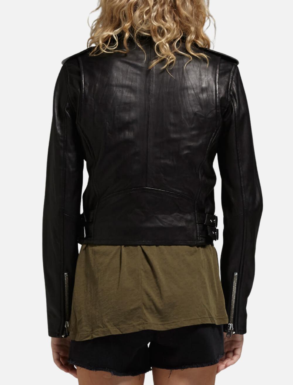 C & M Camilla And Marc Ashville Leather Moto Jacket