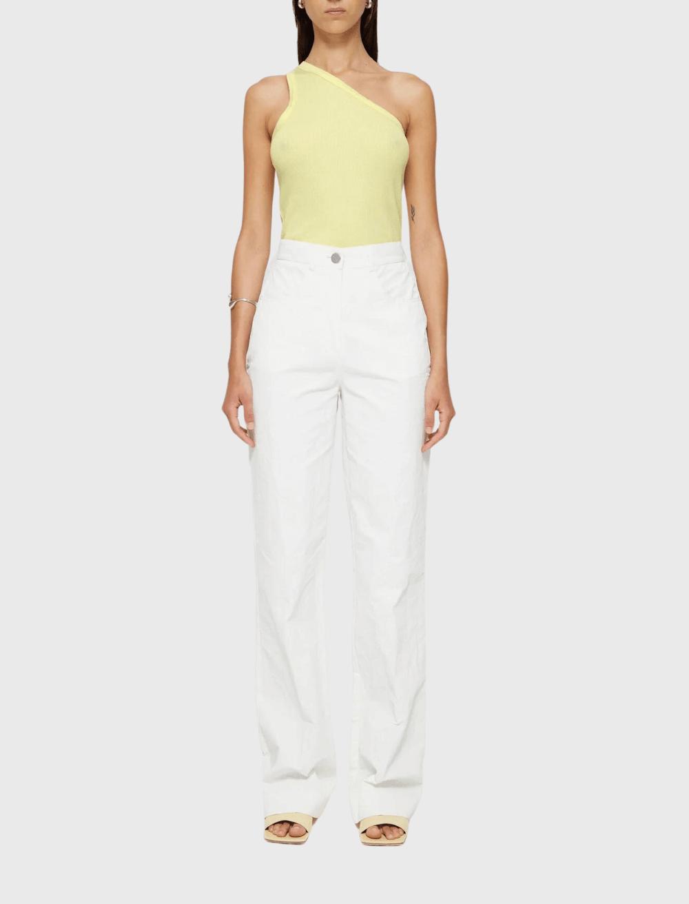 C & M Camilla And Marc Asymmetrical Rib Top