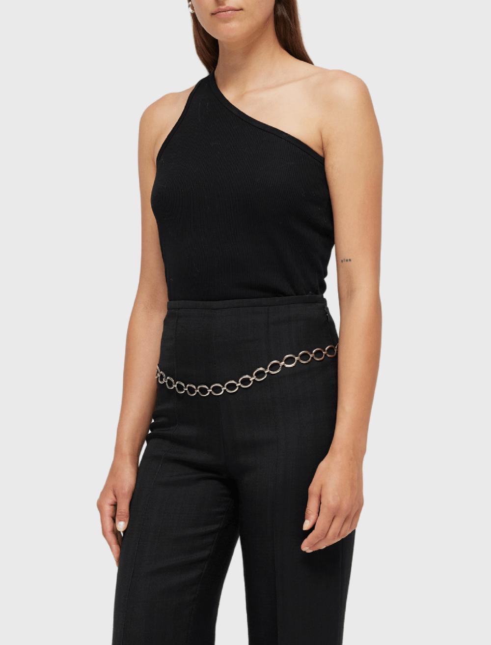 C & M Camilla And Marc Asymmetrical Rib Top