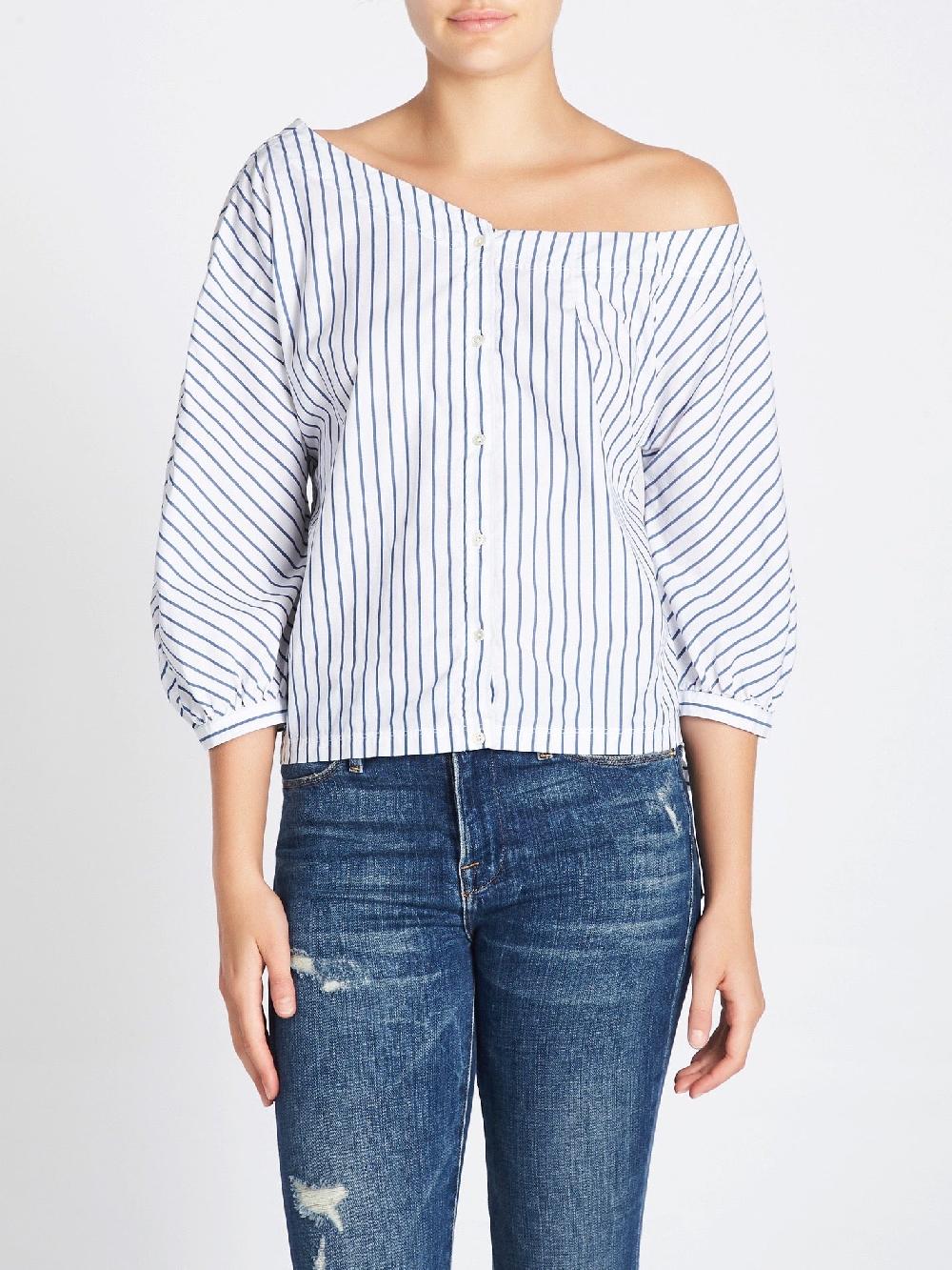 C & M Camilla And Marc Button Up Tie Top