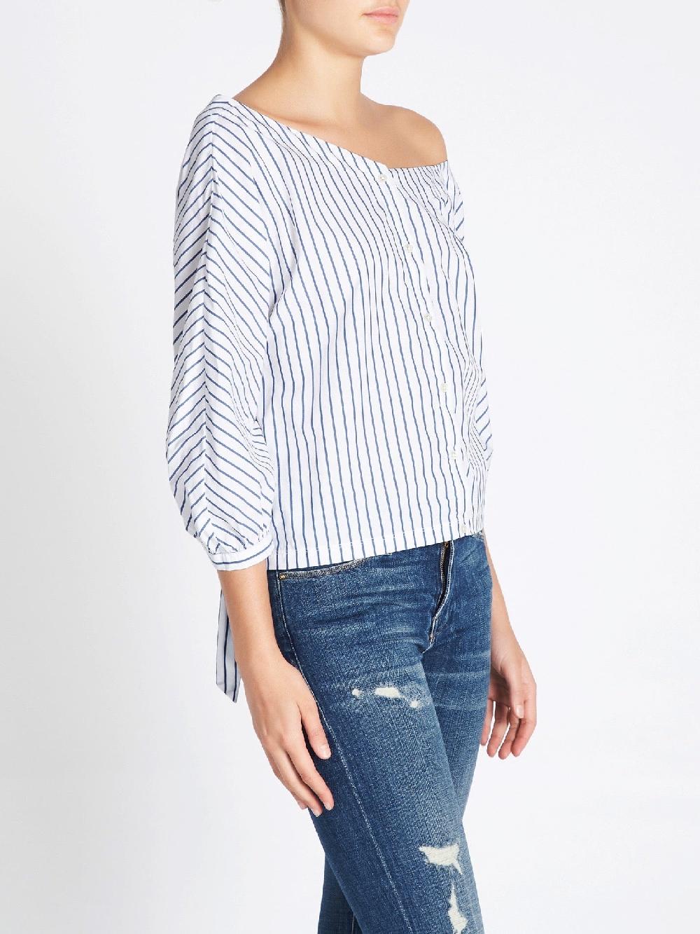 C & M Camilla And Marc Button Up Tie Top