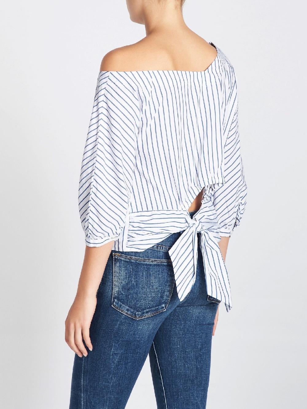 C & M Camilla And Marc Button Up Tie Top