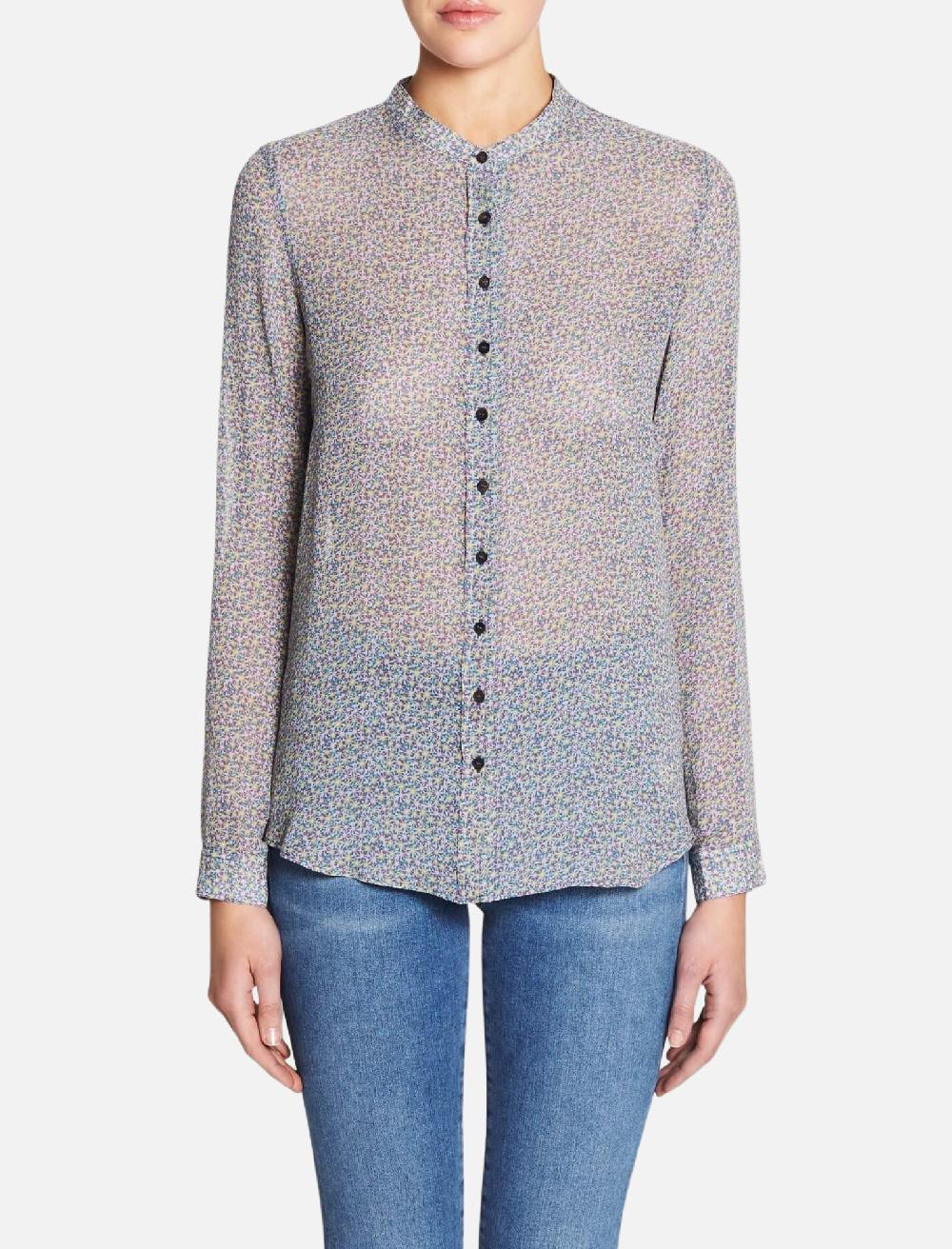C & M Camilla And Marc Collarless Evelyn Shirt