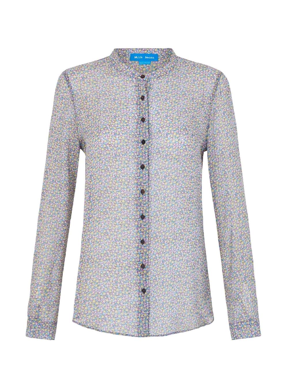 c & m camilla and marc Collarless Evelyn Shirt