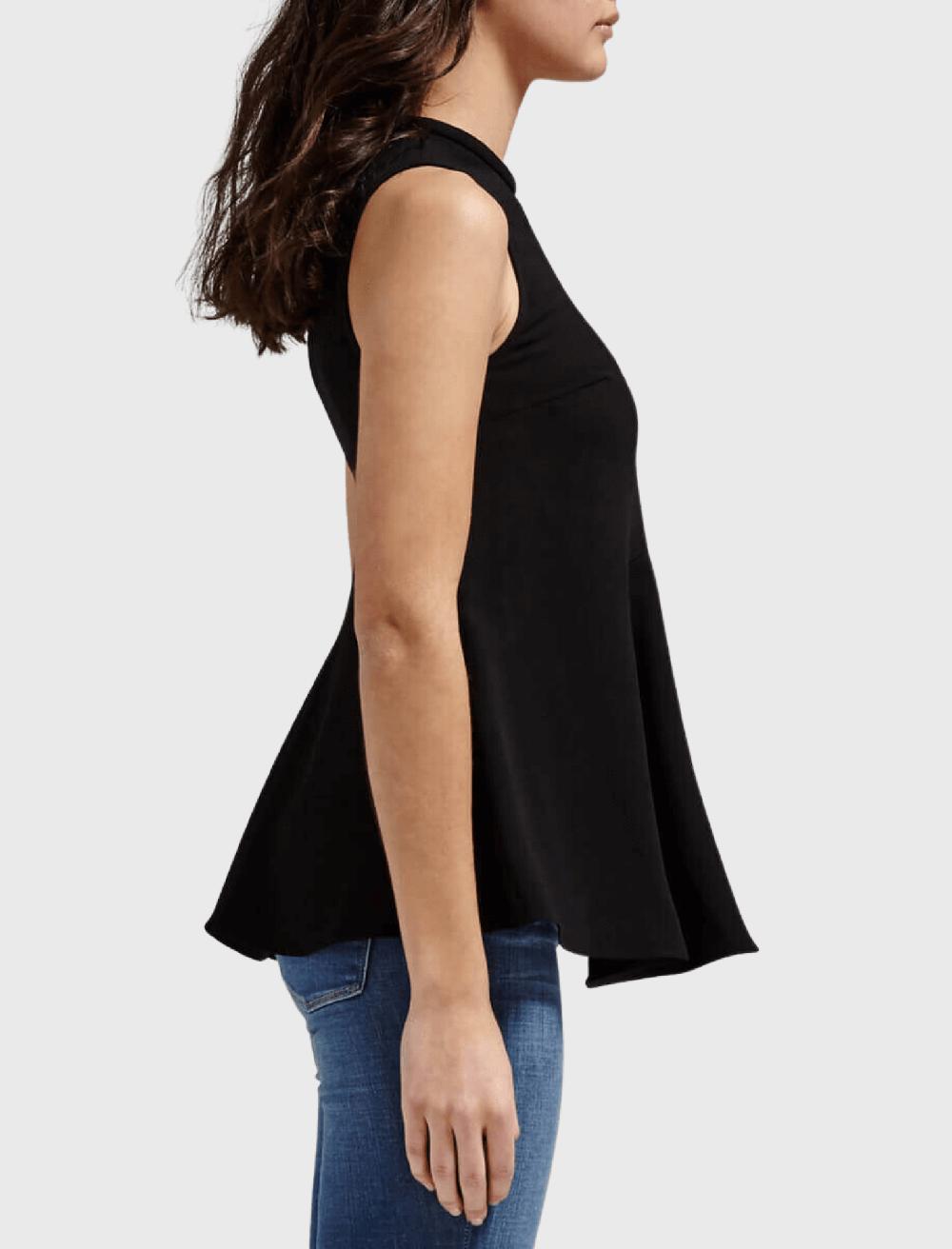 C & M Camilla And Marc Crepe Flare Hem Tank