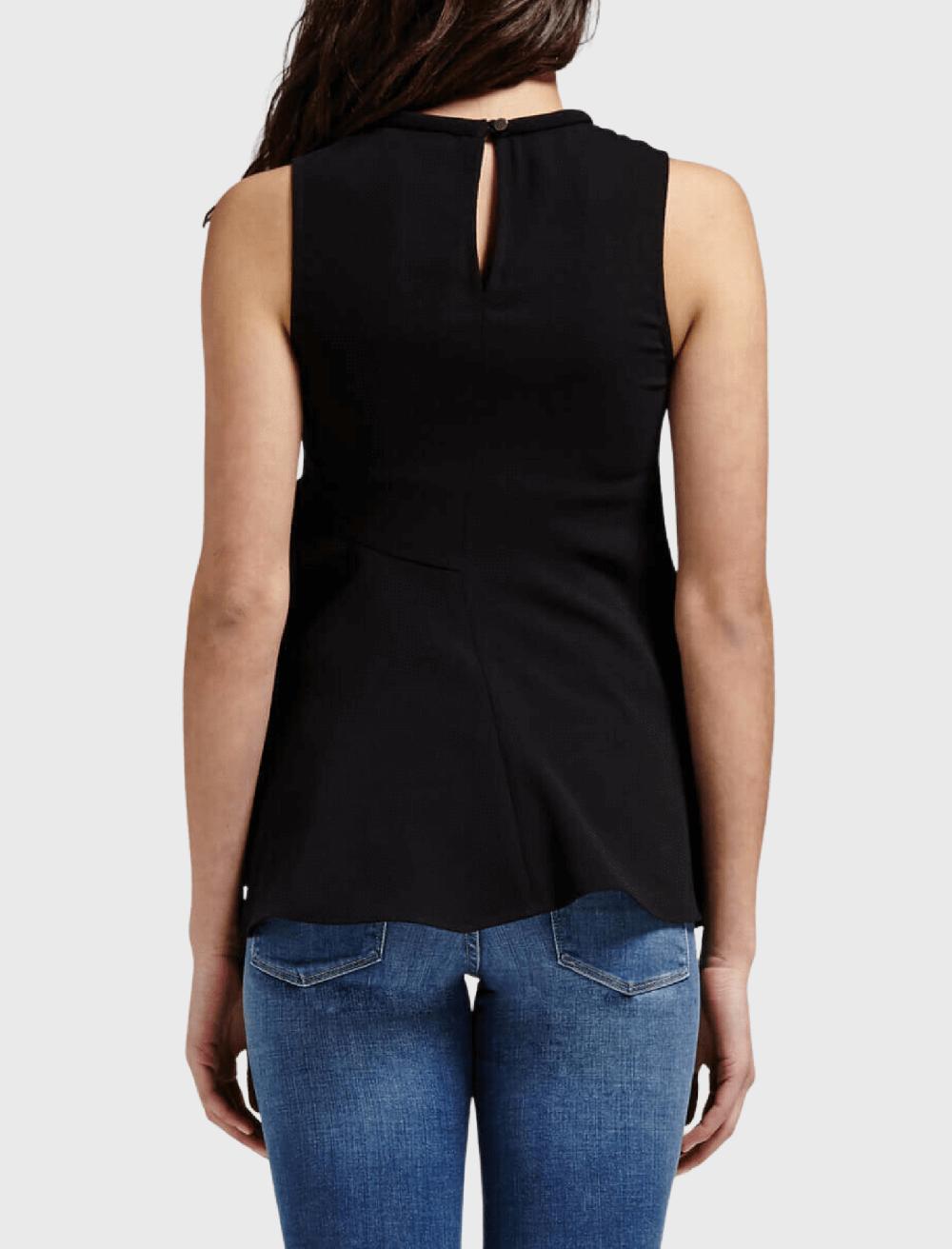 C & M Camilla And Marc Crepe Flare Hem Tank