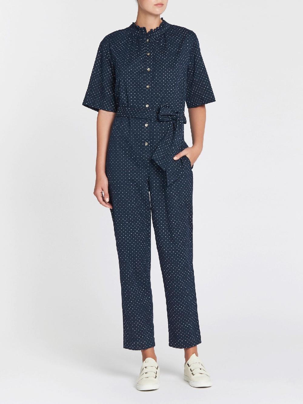 C & M Camilla And Marc Dahlia Dot Twill Jumpsuit