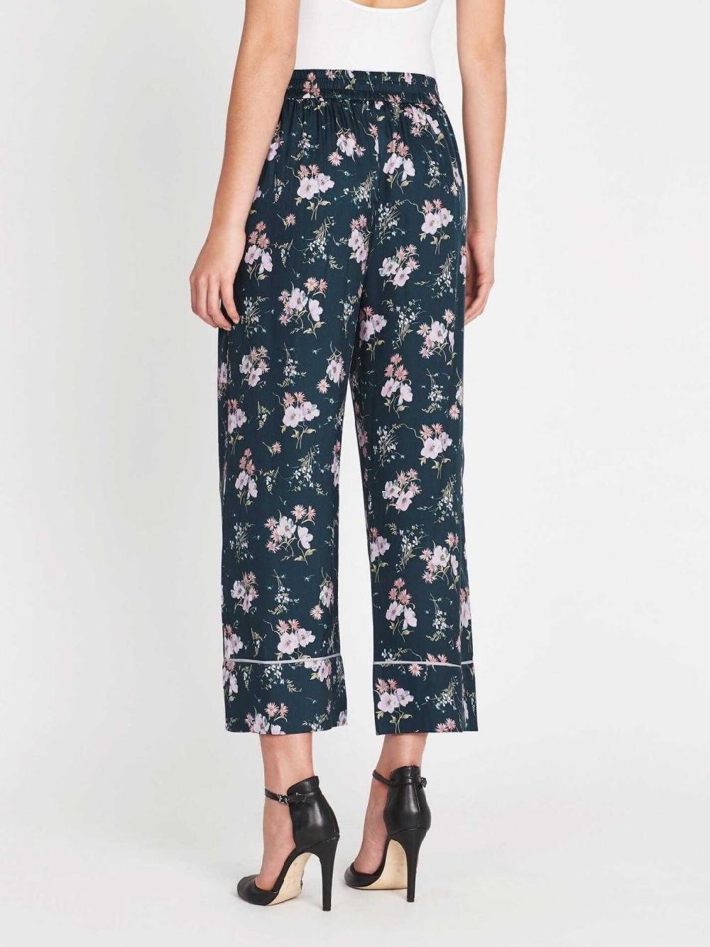 C & M Camilla And Marc Emilia Print Silk Twill Pant
