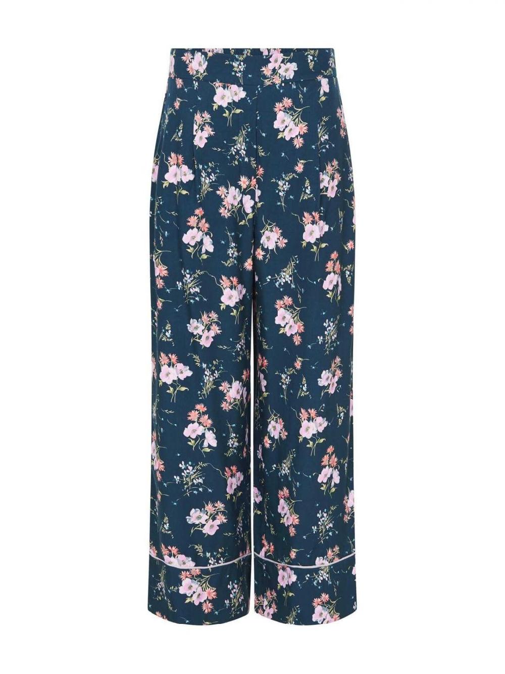 c & m camilla and marc Emilia Print Silk Twill Pant
