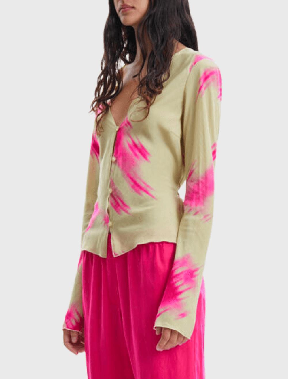 C & M Camilla And Marc Emmie Tie Back Blouse