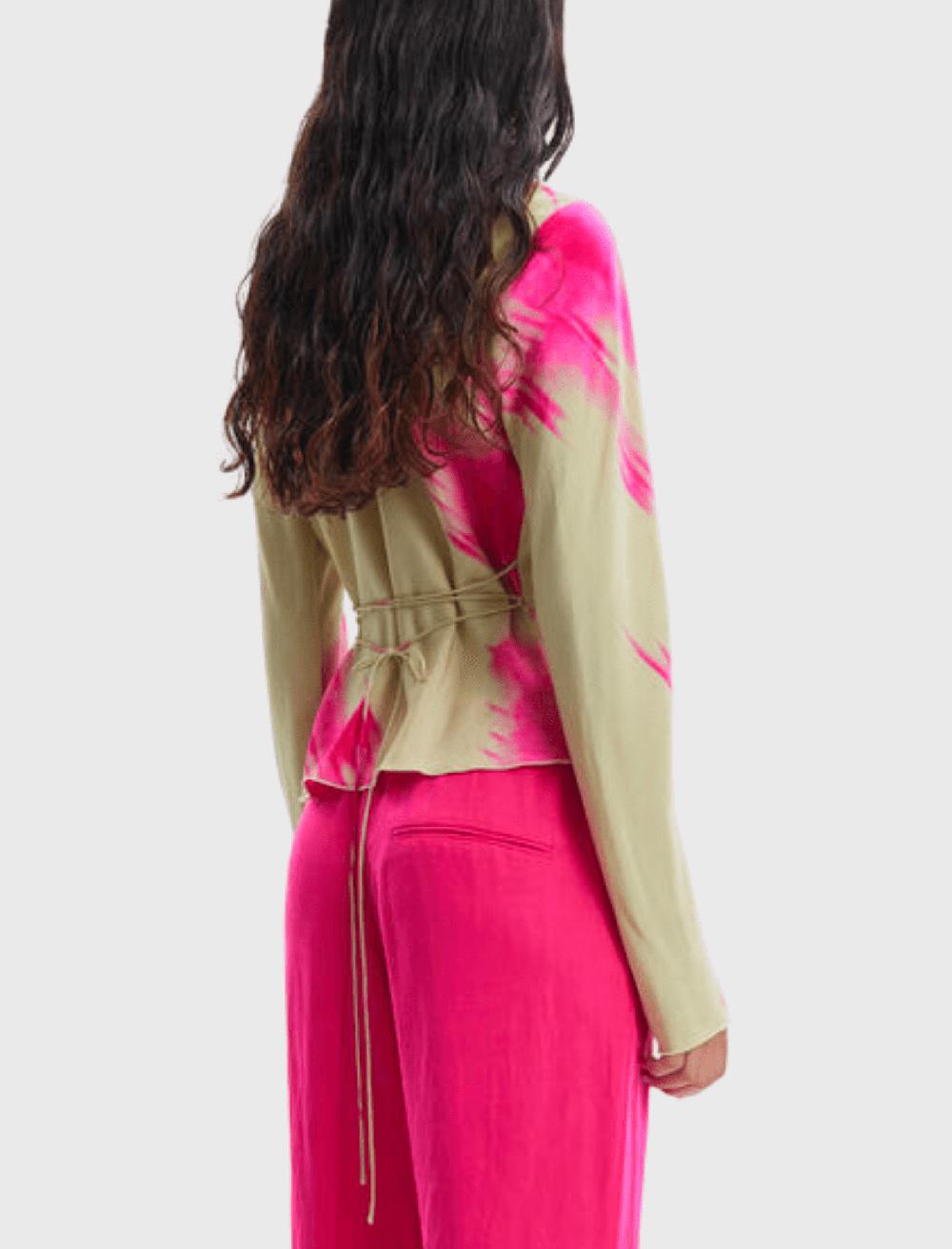 C & M Camilla And Marc Emmie Tie Back Blouse