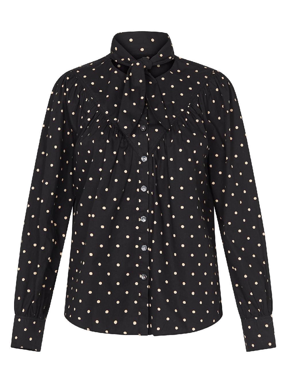 c & m camilla and marc Estelle Dot Scarf Neck Top