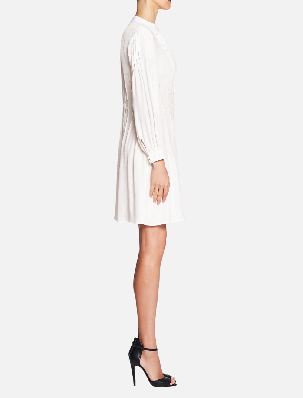 C & M Camilla And Marc Eyelet Pleated Dress