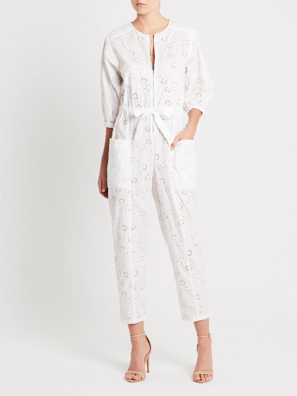 C & M Camilla And Marc Eyelet Poplin Jumpsuit