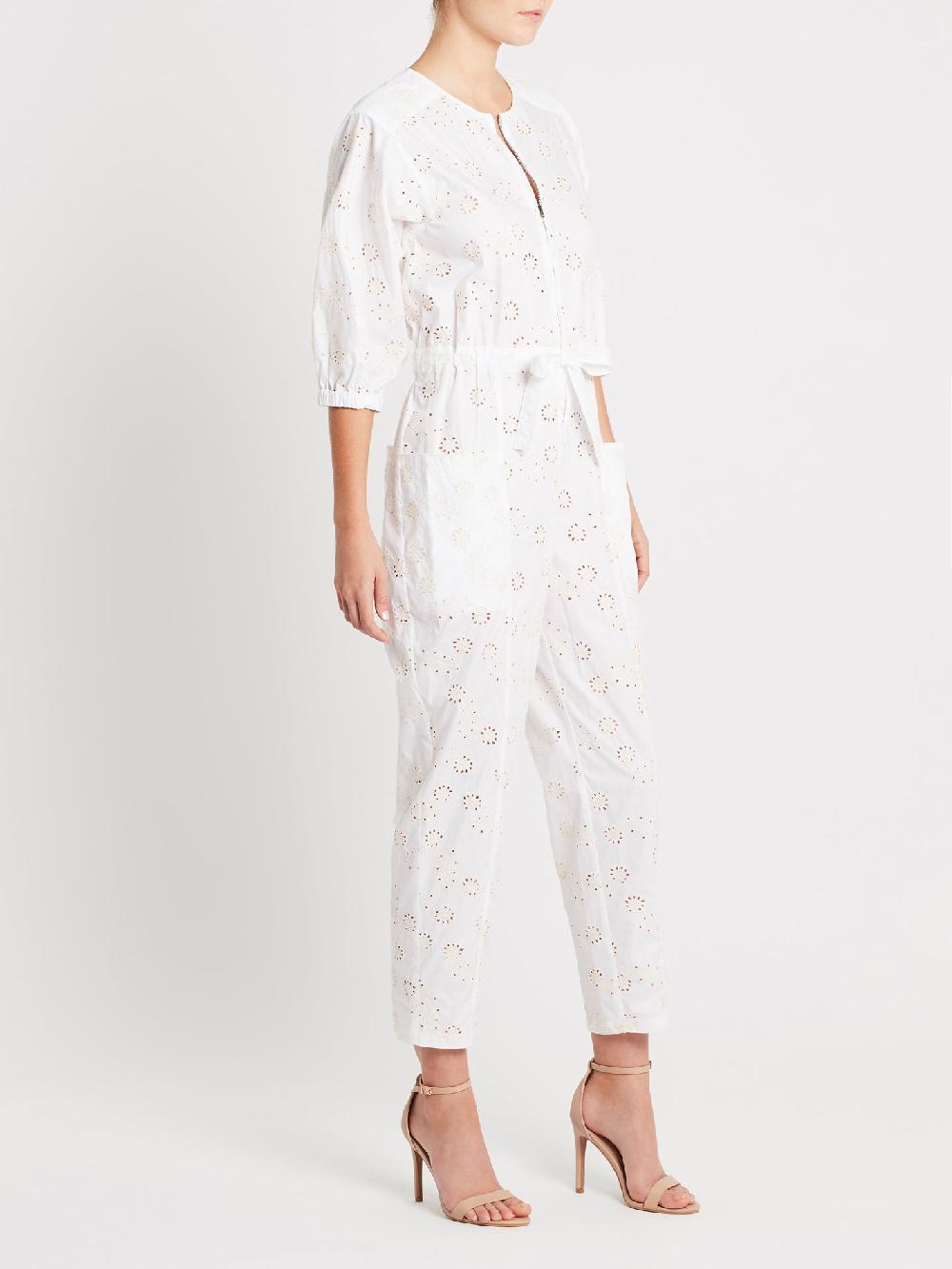 C & M Camilla And Marc Eyelet Poplin Jumpsuit