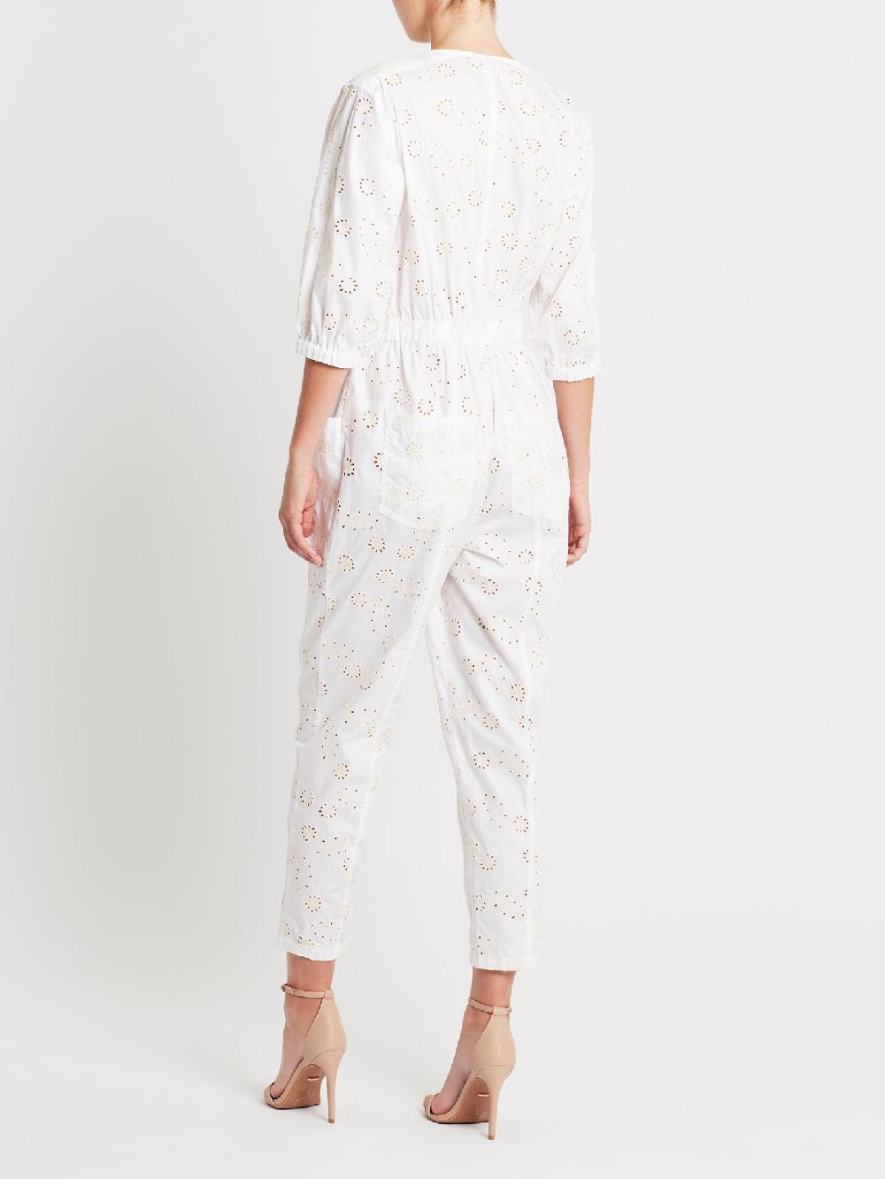 C & M Camilla And Marc Eyelet Poplin Jumpsuit