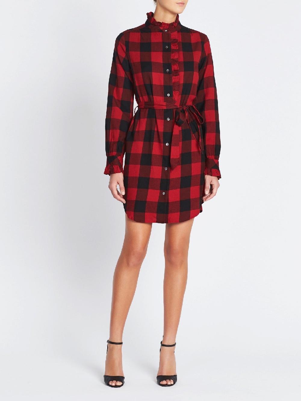 C & M Camilla And Marc Flannel Check Dress