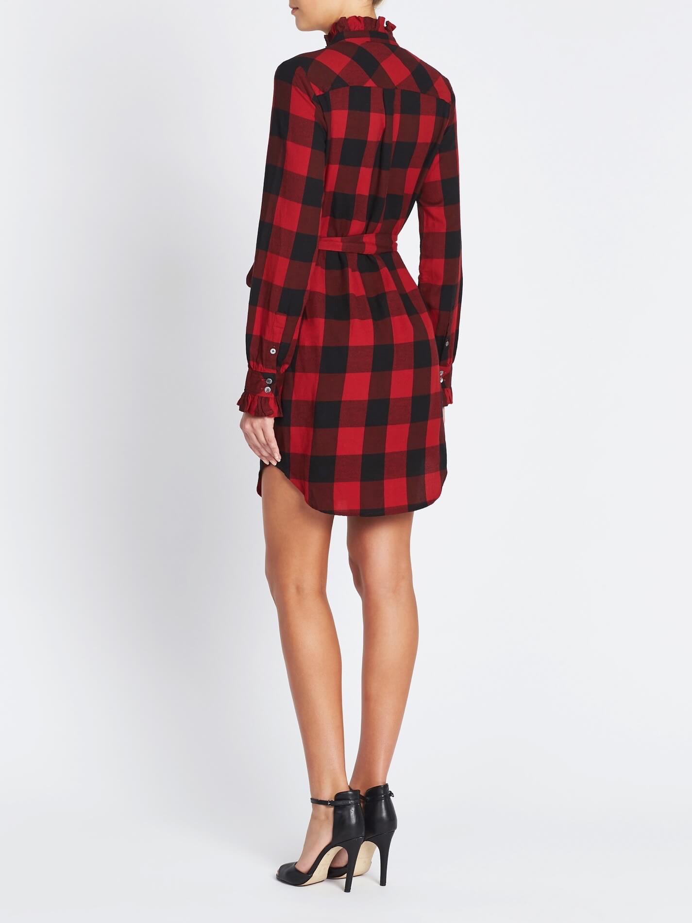C & M Camilla And Marc Flannel Check Dress