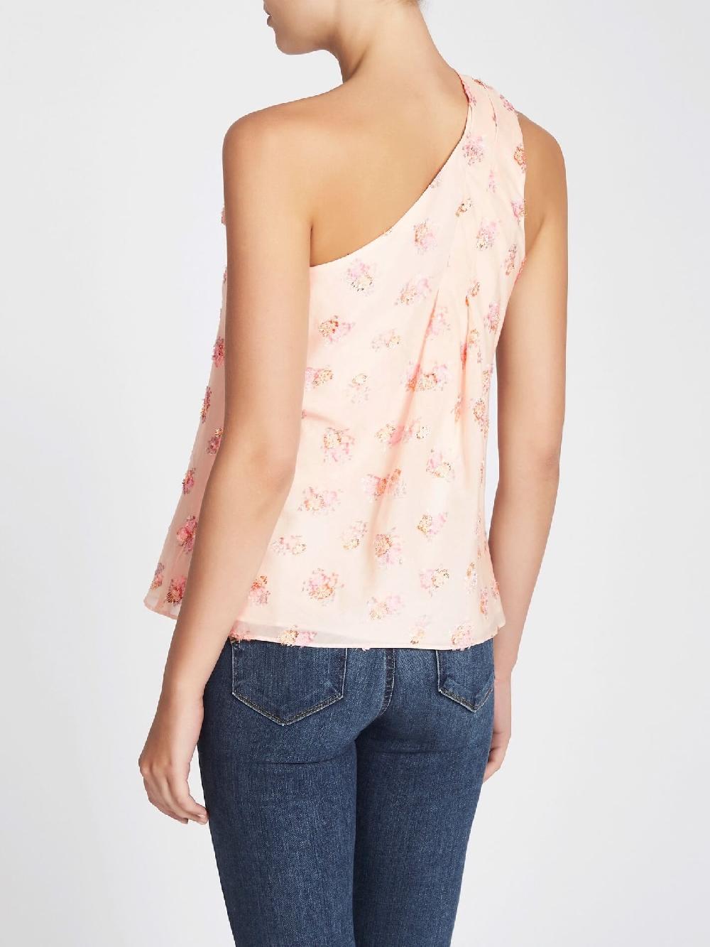 C & M Camilla And Marc Floral Jacquard Bow Top