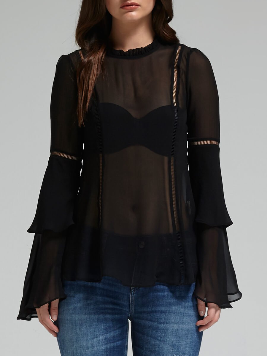 c & m camilla and marc Georgette Layer Sleeve Top
