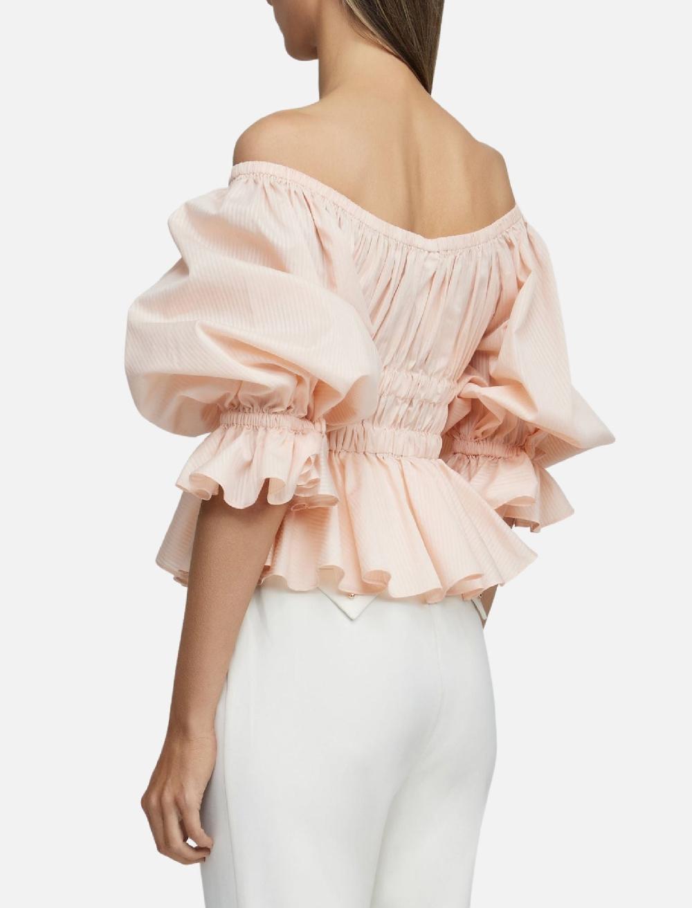 C & M Camilla And Marc Harberton Peplum Top